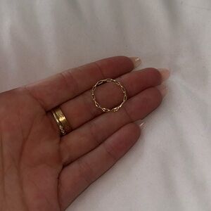 14k gold chain ring